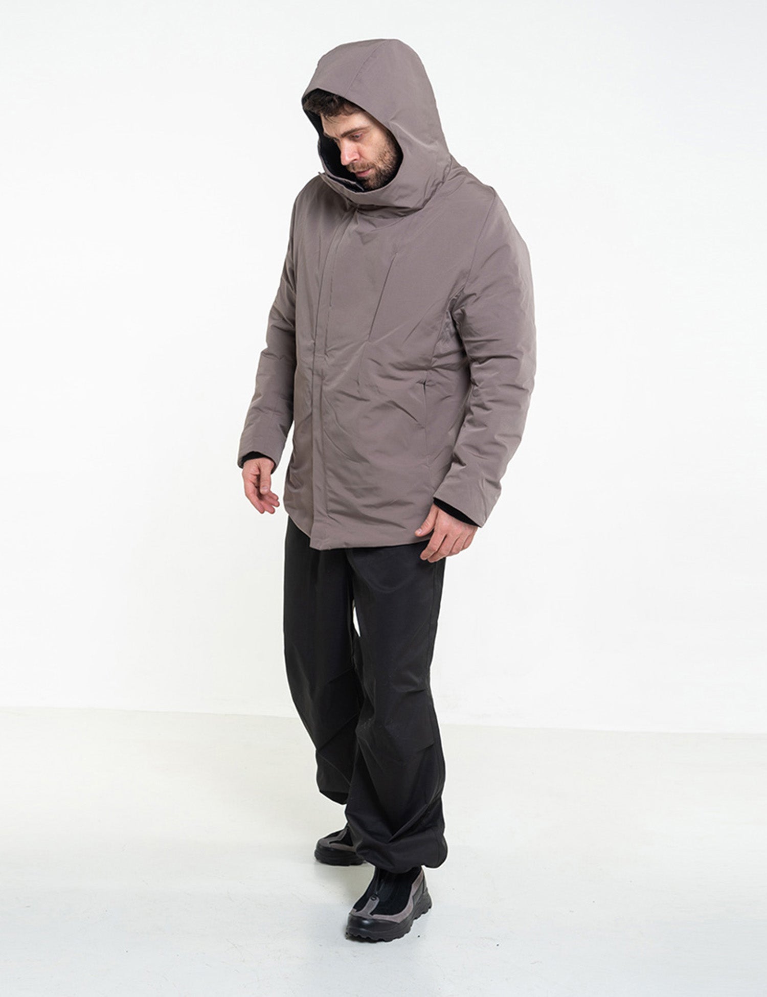 Men's Puffer Jacket - Асиметрія