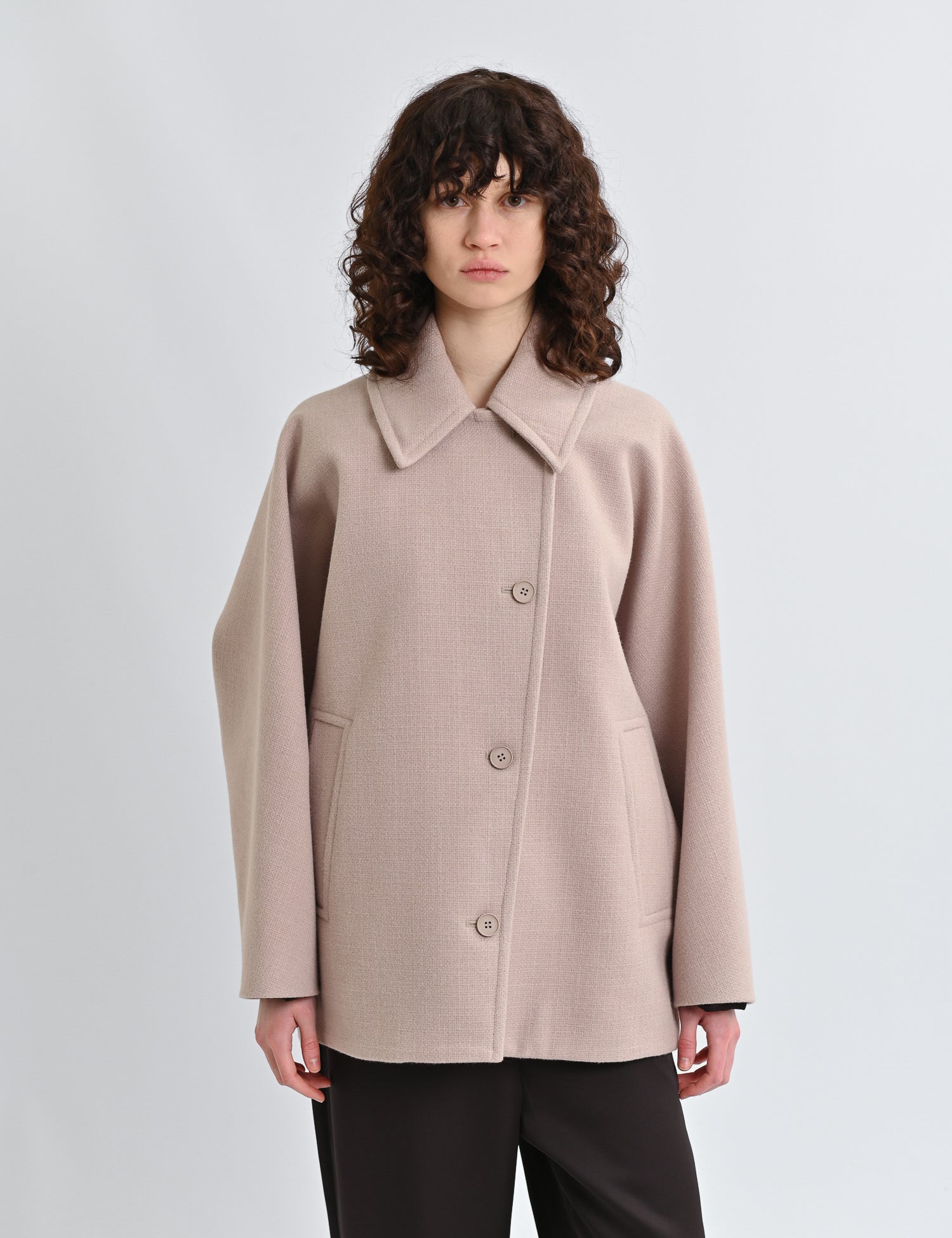 Women's Coat - boucle.