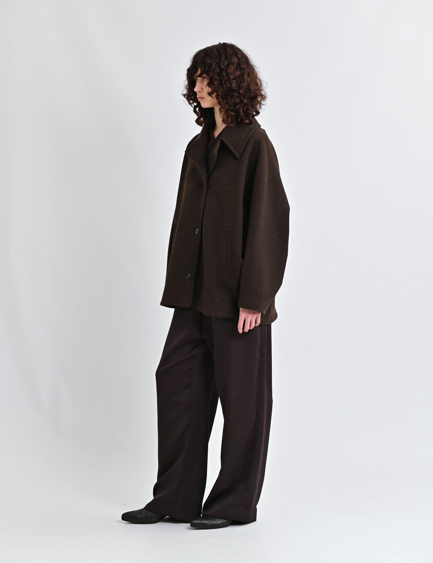 Women's Coat - boucle.